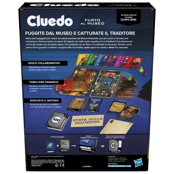 Hasbro Gaming F6109101 sällskapsspel 60 min Brädspel Detektiv