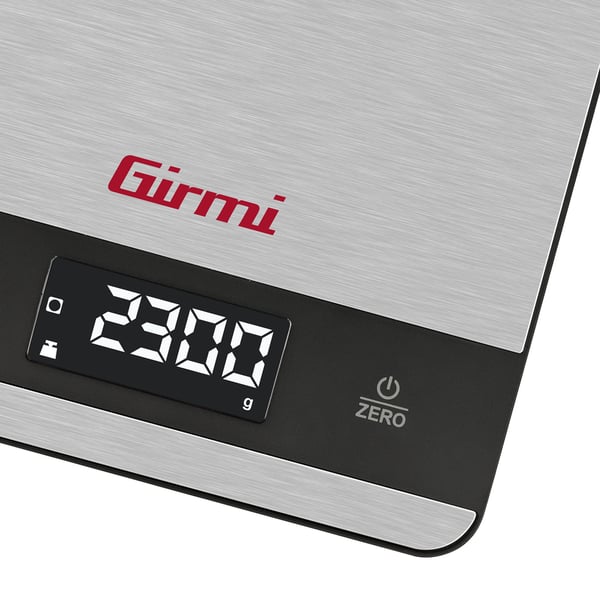 Girmi PS05 køkken- og diætvægt Rustfrit stål Bordplade Rektandel Elektronisk køkkenvægt