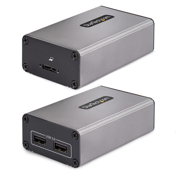 StarTech.com 2-Port USB 3.0-förlängare över OM3 Multimode Fiber, LC/LC, 2x 5Gbps USB-A Hub, 350m (1150ft)