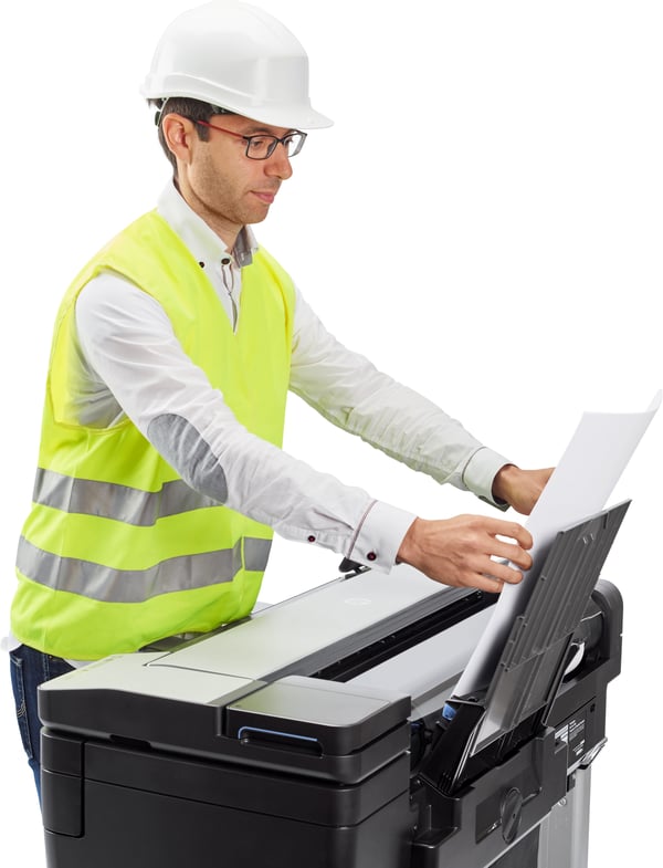 HP Designjet T830 24"-multifunktionsprinter