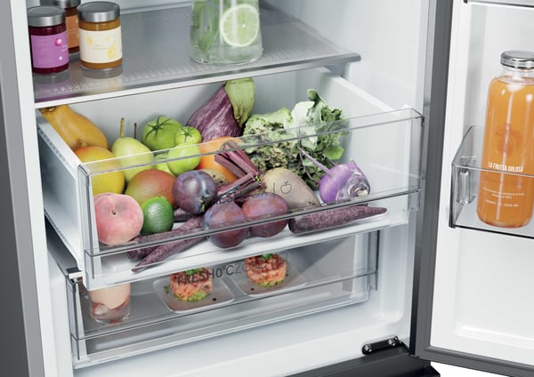 Haier 3D 60 Series 3 HTR3620CNMG Fritstående 414 L Sølv