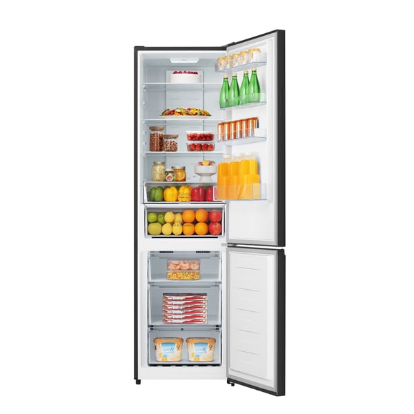 Hisense RB440N4AFE køle-/fryseskab Fritstående 336 L Sort