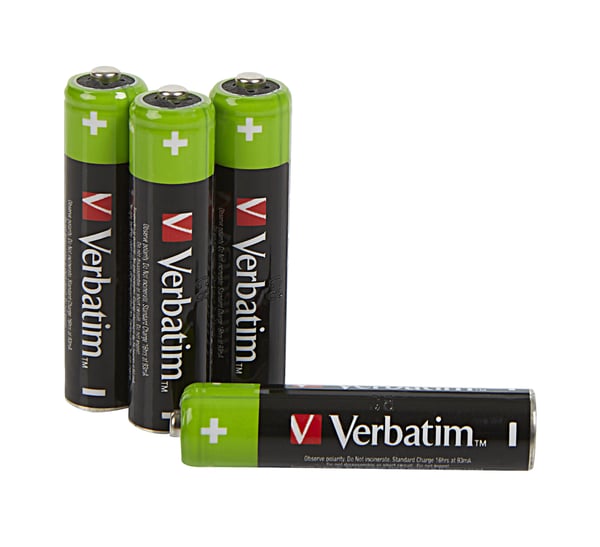Verbatim 49514 husholdningsbatteri Genopladeligt batteri AAA Nikkel-Metalhydrid (NiMH)