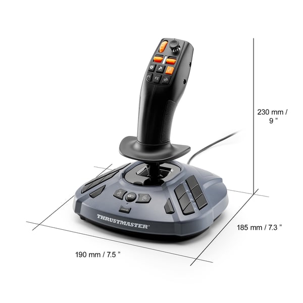 Thrustmaster SimTask FarmStick Grå USB Joystick Analog/digital PC