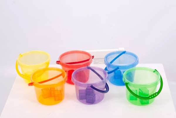 Tickit Translucent Colour Buckets