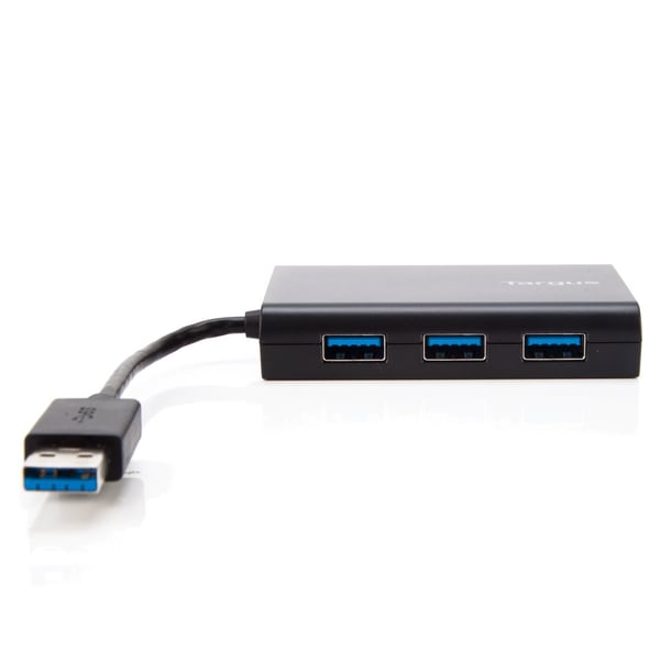 Targus ACH122EUZ gränssnittshubbar USB 3.2 Gen 1 (3.1 Gen 1) Type-A Svart