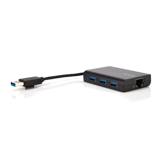 Targus ACH122EUZ gränssnittshubbar USB 3.2 Gen 1 (3.1 Gen 1) Type-A Svart