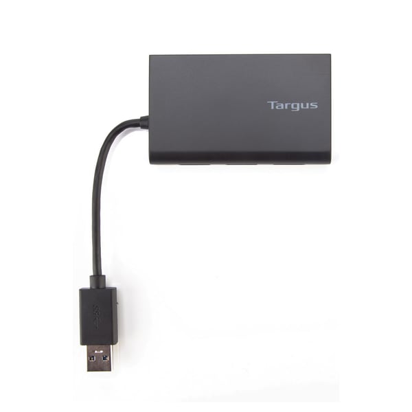 Targus ACH122EUZ gränssnittshubbar USB 3.2 Gen 1 (3.1 Gen 1) Type-A Svart