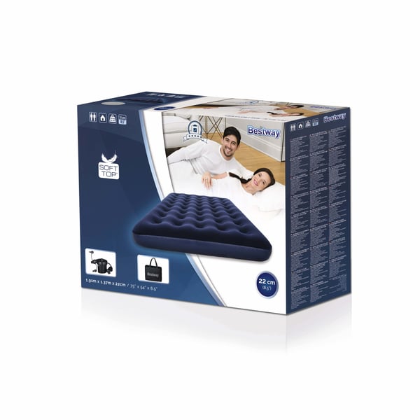 Bestway 67287 ilmapatja Kaksoispatja Sininen