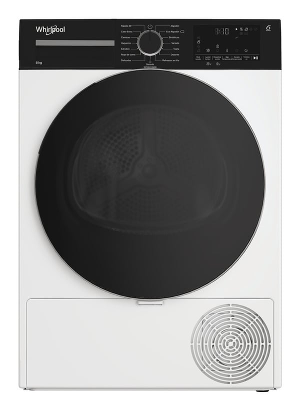 Whirlpool C WSD 83M WBS ES tørretumbler Fritstående Front-læsning 8 kg Hvid