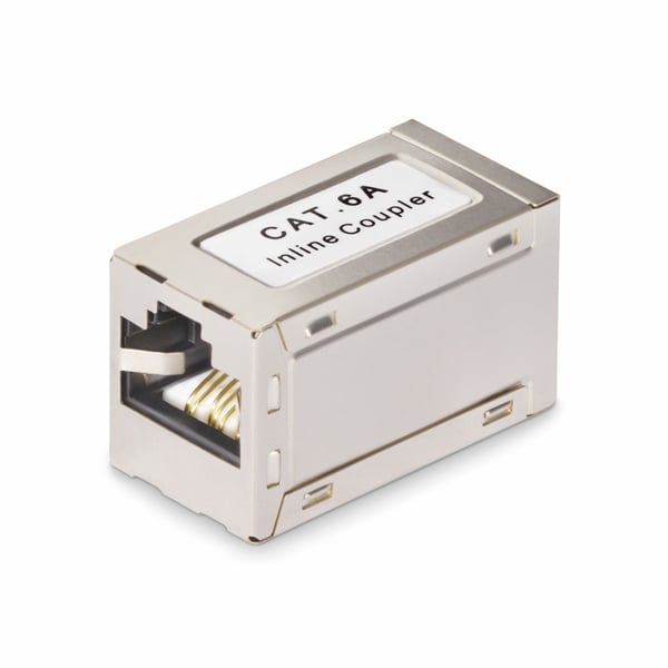 StarTech.com IN-CAT6A-COUPLER-S1 kaapelin sukupuolenvaihtaja RJ-45 Hopea