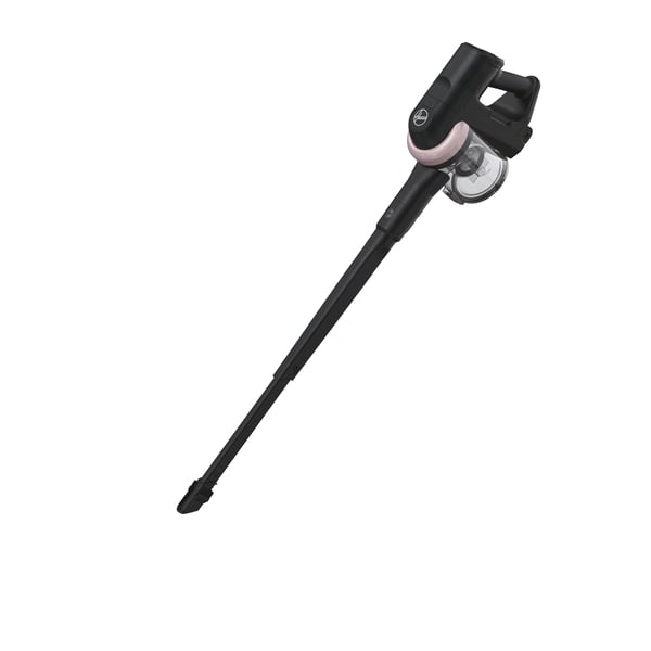 Hoover HF416BF 011 Sauvaimuri Akku Kuiva Mikro Pussiton 0,4 L 240 W Musta, Vaaleanpunainen