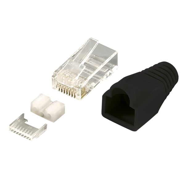 LogiLink MP0022 kabelsamler RJ45 Sort, Transparent