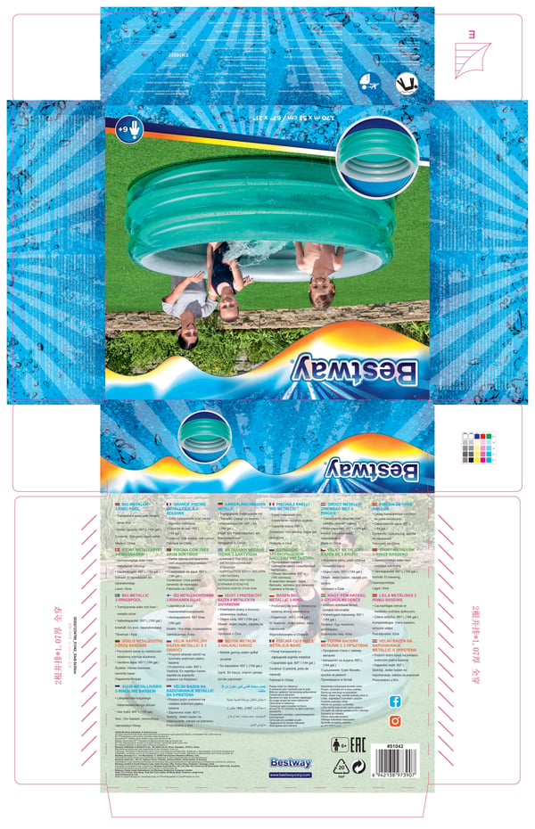 Bestway 51042 Børnepool Oppustelig pool
