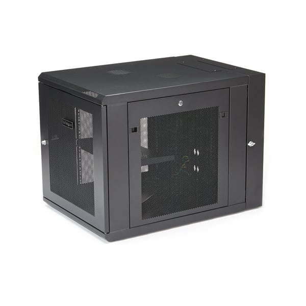 StarTech.com RK1232WALHM stativ 12U Vægmonteret stativ Sort