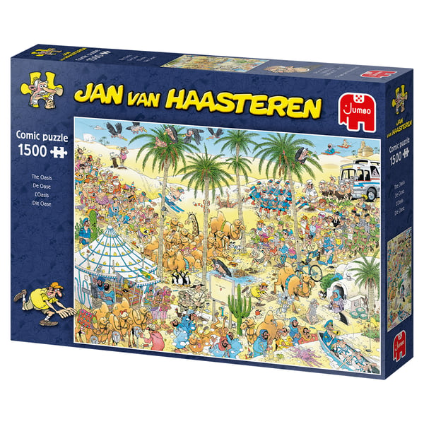 Jan van Haasteren The Oasis 1500pcs Pussel 1500 styck Serietidning