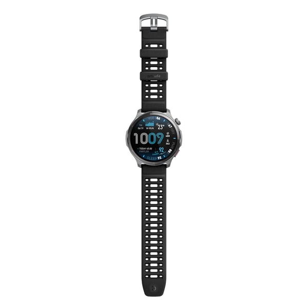 Amazfit Balance 2 XT 3,81 cm (1.5") AMOLED Digitaalinen 480 x 480 pikseliä Kosketusnäyttö Musta Wi-Fi GPS (satelliitti)
