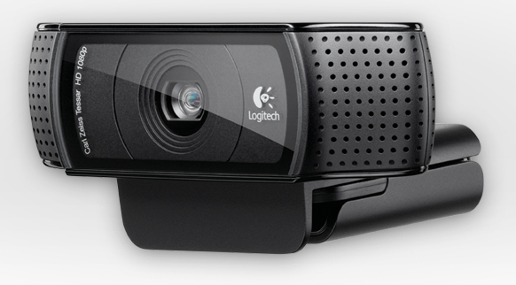 Logitech HD Pro C920 webcam 1920 x 1080 pixel USB 2.0 Sort