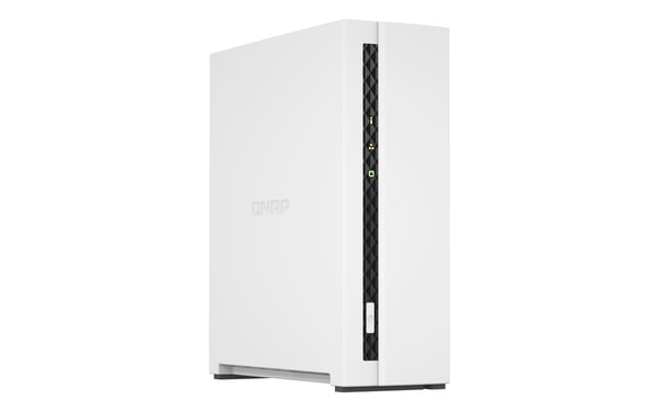 QNAP TS-133 NAS & lagringsserver Tower Cortex-A55 2 GB DDR4 0 TB QNAP Turbo System Hvid