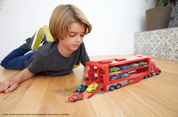 Disney Pixar Cars Disney Pixar Biler Mack-transportlastbil, miniracere