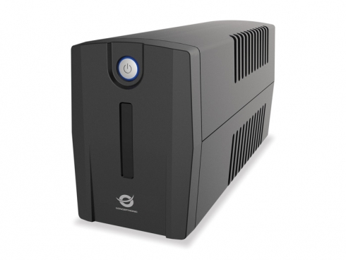 Conceptronic ZEUS02E UPS-enhed Interaktivt indgangsstik 0,85 kVA 480 W 4 AC stikkontakt(er)