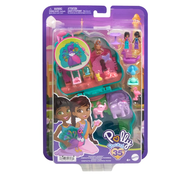 Polly Pocket PEACOCK GARDEN Compact