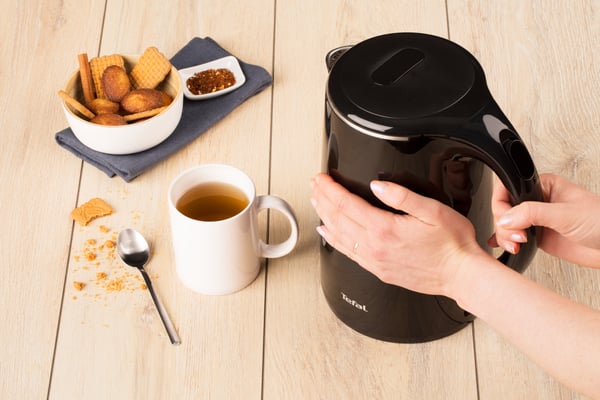 Tefal Safe'Tea KO2608 elkedel 1,7 L 1800 W Sort