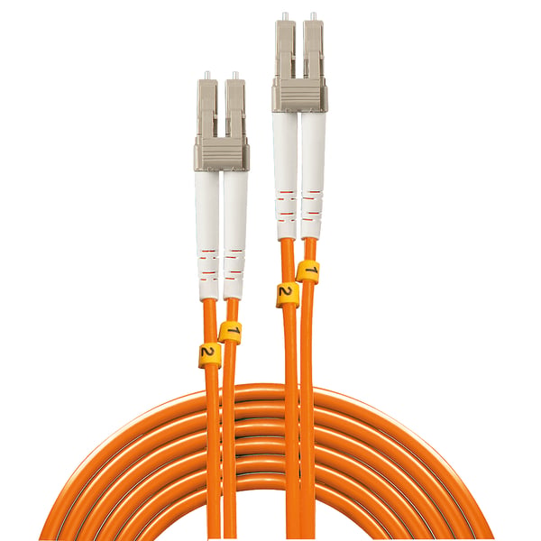 Lindy 46485 InfiniBand och fiberoptisk kabel 15 m 2x LC Orange