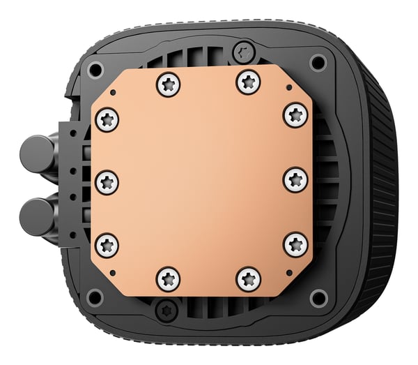 DeepCool LE360 V2 ZERO DARK Processor Vätskekylningskit 12 cm Svart 1 styck