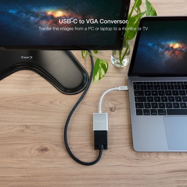 Nanocable 10.16.4101 USB grafisk adapter 1920 x 1200 pixel Sølv