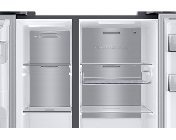 Samsung RS6GA884CSL/EG Kombinerad kyl/frys side-by-side Fristående 635 l Rostfritt stål