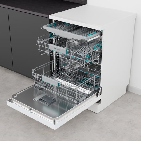 Hisense HS663A90WUK opvaskemaskine Fritstående 16 kuverter