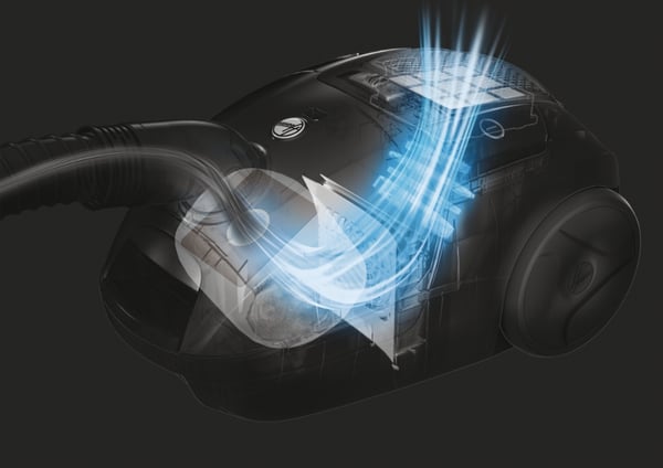 Hoover TXLZ72HM 011 3,5 L Tynnyri-imuri Kuiva 700 W Pölypussi