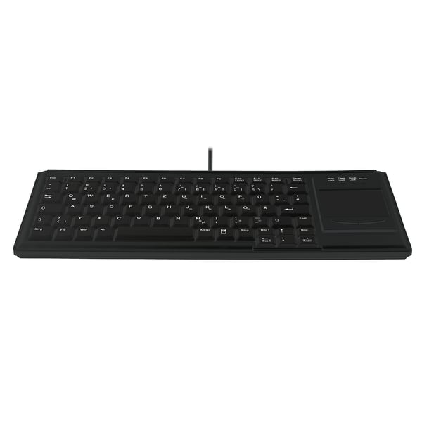 Contour Design Active Key AK-4400-GU näppäimistö Teollinen USB QWERTZ Saksa Musta