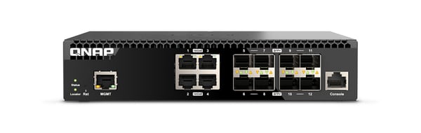 QNAP QSW-M3212R-8S4T nätverksswitchar hanterad 10G Ethernet (100/1000/10000) 1U