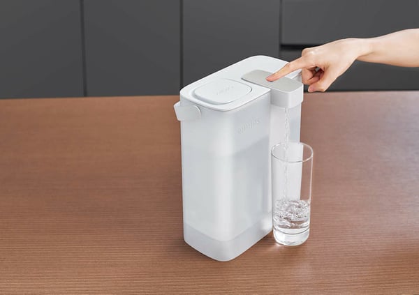Philips AWP2980WH/58 vedensuodatin Pöydänpäällä oleva vedensuodatin 3 L Valkoinen