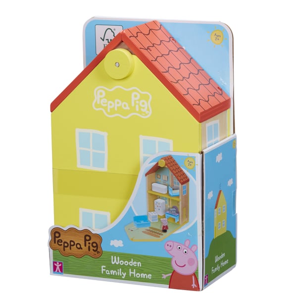 BOTI Peppa Pig - Wooden Family Home dukkehus