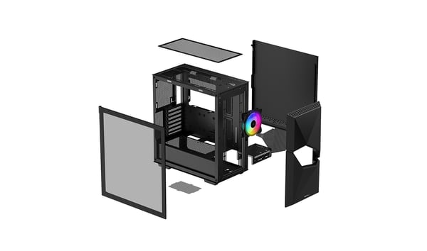 DeepCool CYCLOPS Midi Tower Hvid