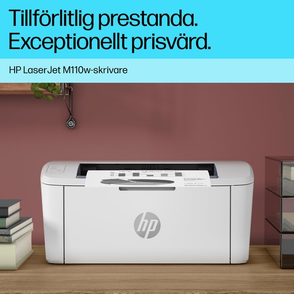 HP LaserJet M110w Trådlöst Svartvit Skrivare