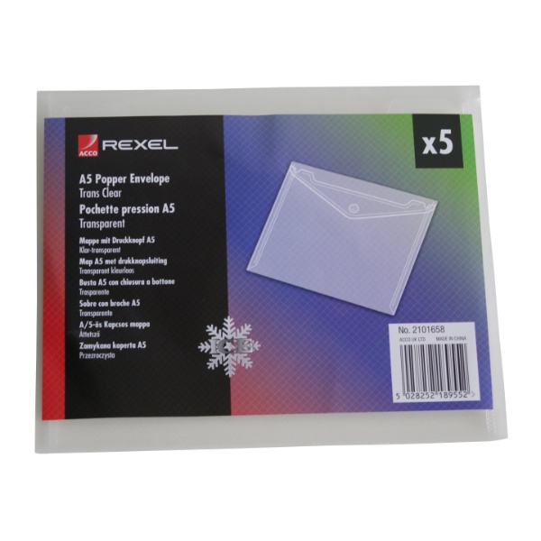 Rexel A5 Transparent