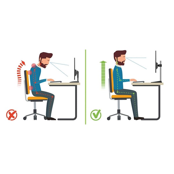 Techly ICA-LCD 260 fäste och ställ till bildskärm 68,6 cm (27") Bord Vit