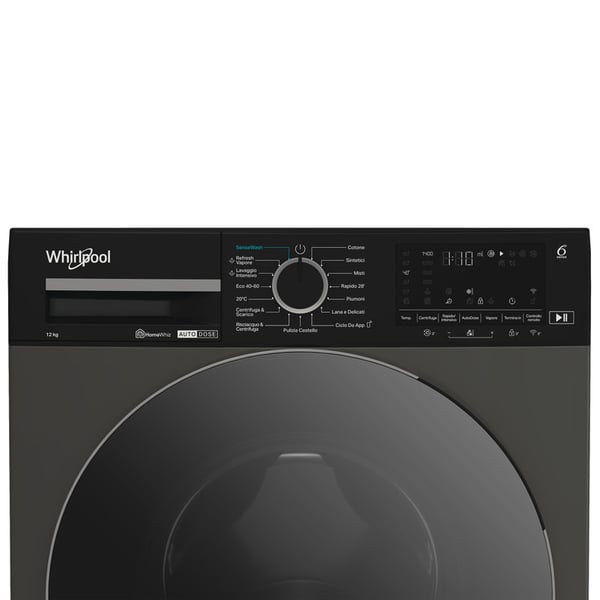 Whirlpool WPM 210G ADS IT vaskemaskine Front-læsning 12 kg 1300 rpm Grå