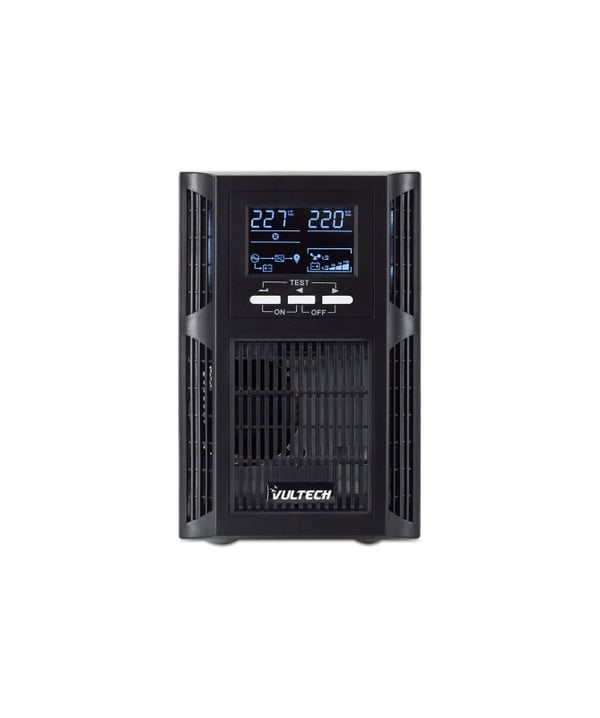 Vultech GS-1KVAS REV 2.4 UPS-enhed Dobbeltkonvertering (online) 1 kVA 1000 W 3 AC stikkontakt(er)