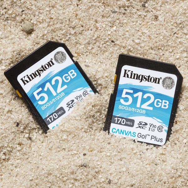 Kingston Flash-kort Canvas Go! Plus - SDXC UHS-I - 512 GB