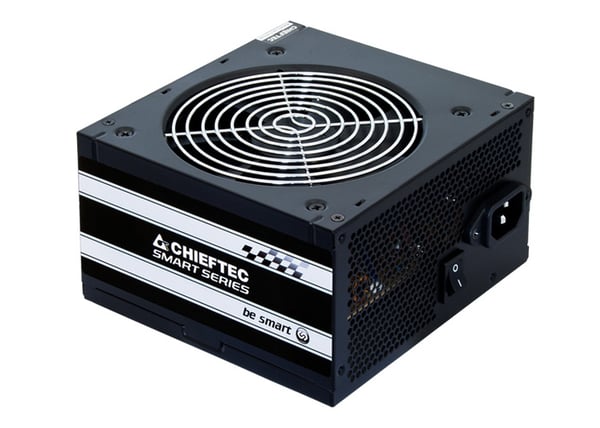 Chieftec Smart GPS-500A8 virtalähdeyksikkö 500 W 20+4 pin ATX ATX Musta
