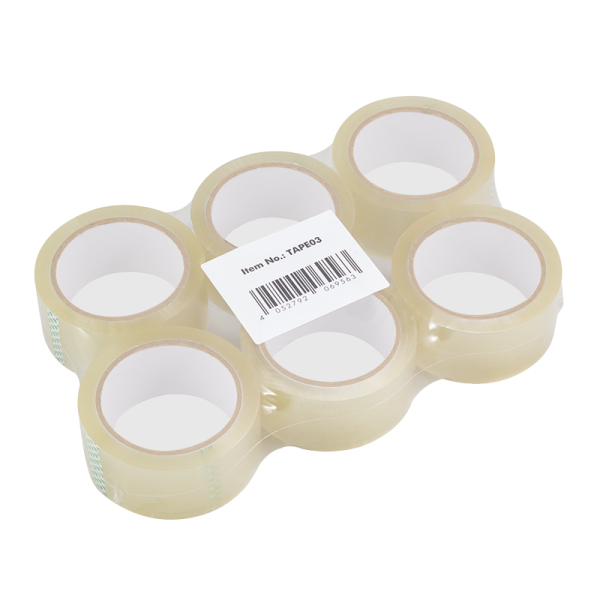 LogiLink TAPE03 vävtejp Lämplig för inomhusbruk 66 m Transparent