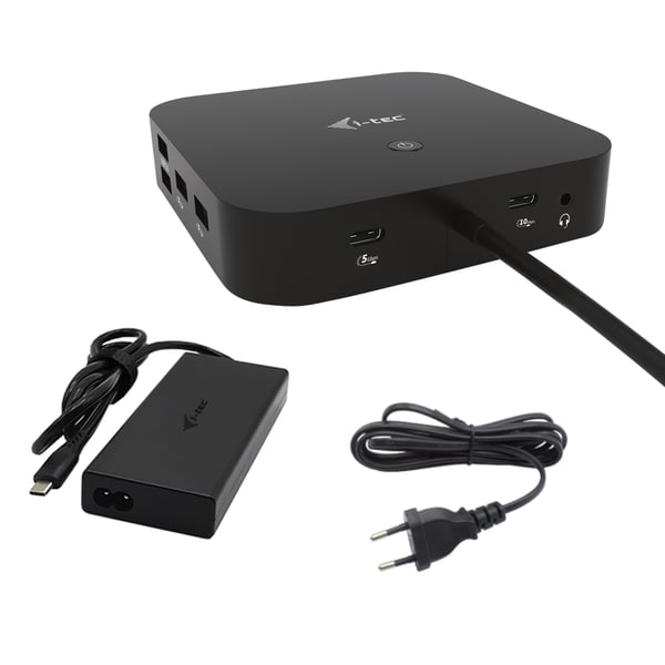 i-tec C31HDMIDPDOCKPD100 dockningsstationer för bärbara datorer Kabel USB 3.2 Gen 1 (3.1 Gen 1) Type-C Svart