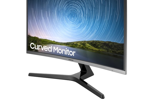Samsung CR50 computerskærm 68,6 cm (27") 1980 x 1080 pixel Fuld HD LCD Blå, Grå