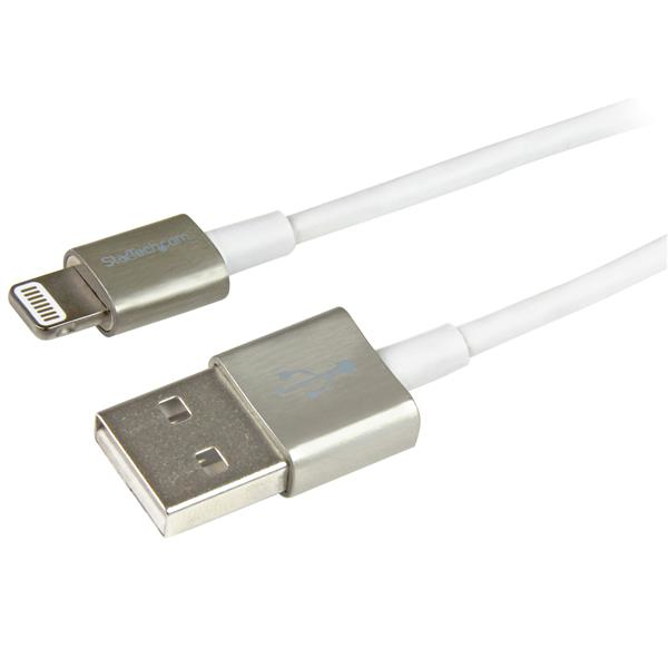 StarTech.com USBLTM1MWH belysningskabel 1 m Vit