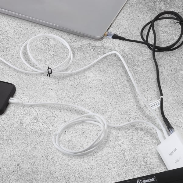 iggual IGG320501 oplader til mobil enhed Smartphone, Mobiltelefon, Tablet Hvid Vekselstrøm Hurtig opladning Indendørs